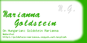 marianna goldstein business card